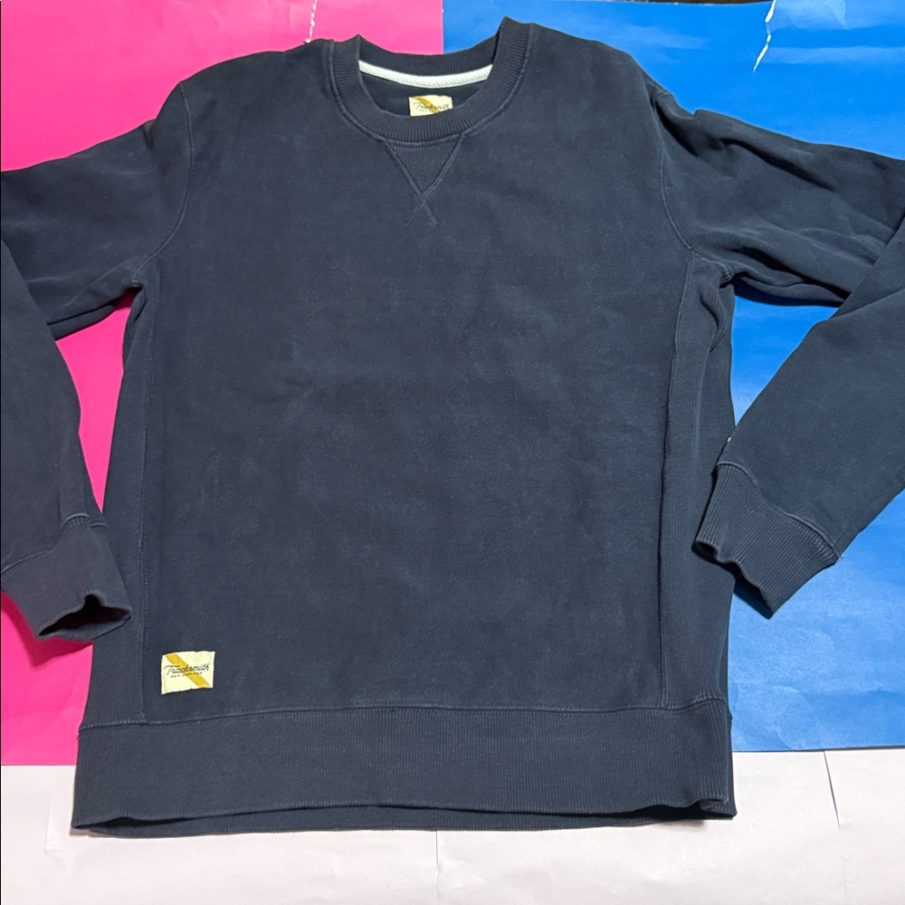 Tracksmith Trackhouse Crew - Navy - Men's Size Medium